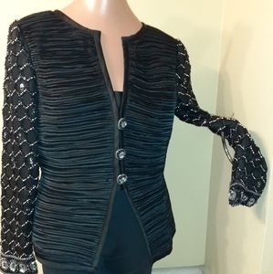 Vintage sequin beaded blouse
